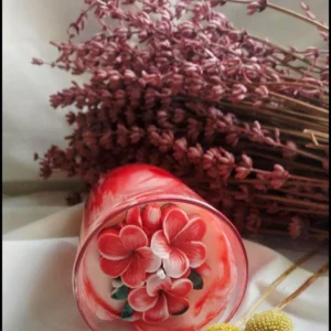 Vela Rosa Marmoleada